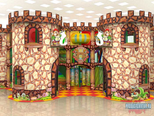 Фото 3 Детский игровой лабиринт "Рыцарский замок" 2014
